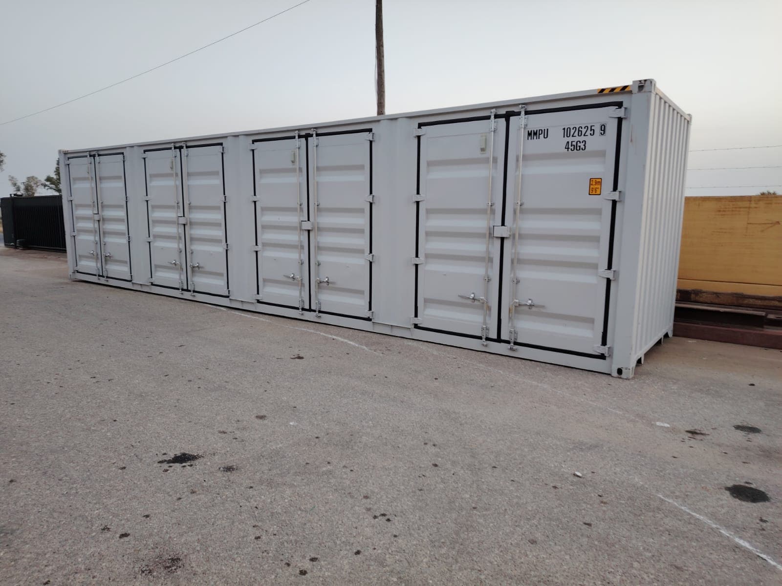 contenedor marítimo 40HCB 5 puertas dobles imagen 1